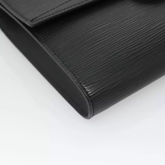 LOUIS VUITTON Epi Pochette Arche Shoulder Bag Black Noir M52572 LV Auth KD014 - Picture 5 of 16